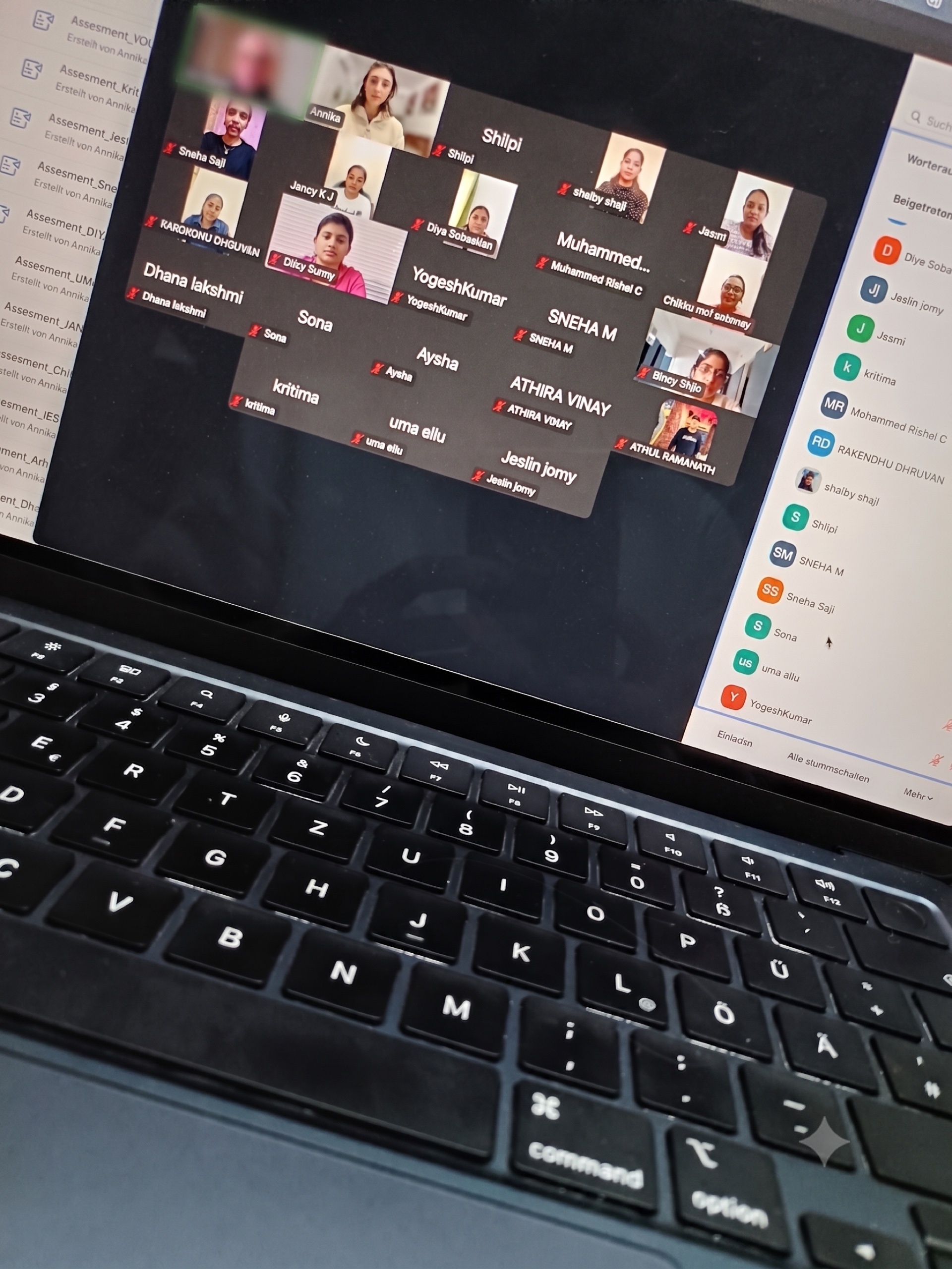Online-Assessment mit Kandidatinnen und Kandidaten